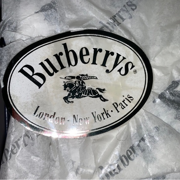 BURBERRY black sueded SHEERLING bucket hat w/presentation gift box - Picture 4 of 11